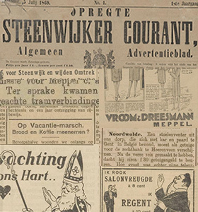 Collage Steenwijker courant
